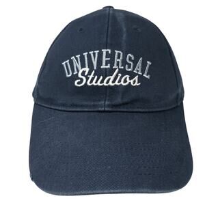 Universal Studios Strapback Hat Blue One Size Embroidered Adjustable